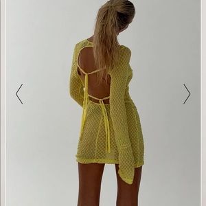 NWT Coverup Back Mini Dress Josefine HJ x NA-KD
